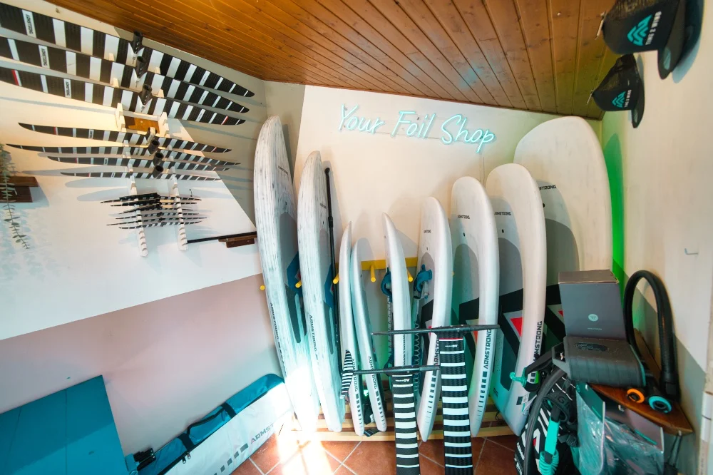 Inside Your Foil Shop — Armstrong boards and foils in Vila Nova de Milfontes