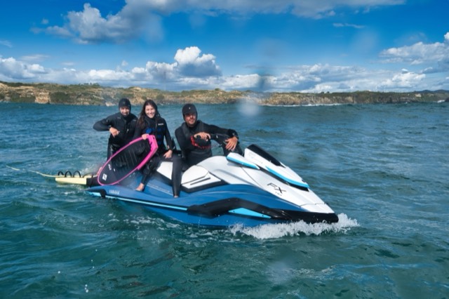 Guests on the jetski